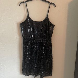 Black Sequin party dress